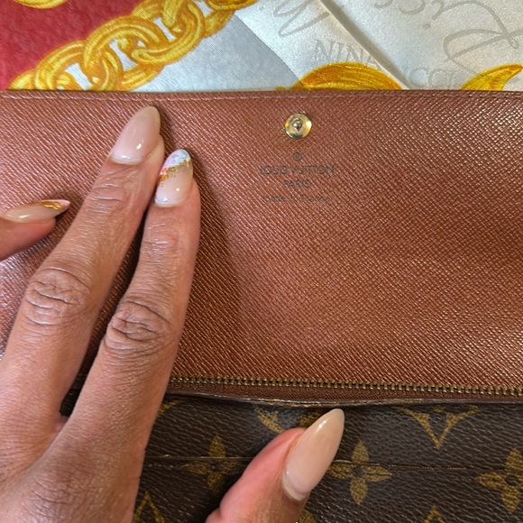 Louis Vuitton Monogram Coated Canvas Wallet with unbranded chain Made in France - Picture 2 of 8